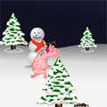hit santa with snowball game